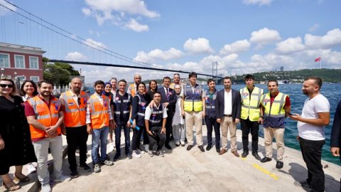 Üsküdar'da İstavroz Atıksu Tüneli'nin açılışından kareler