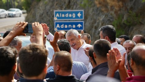 Zeydan Karalar'ın Aladağ ziyaretinden kareler