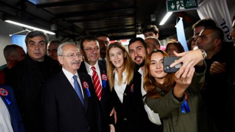 Kılıçdaroğlu ve İmamoğlu'nun katıldığı Rumelihisarı - Aşiyan Füniküler Hattı'nı hizmete açılış töreninden kareler