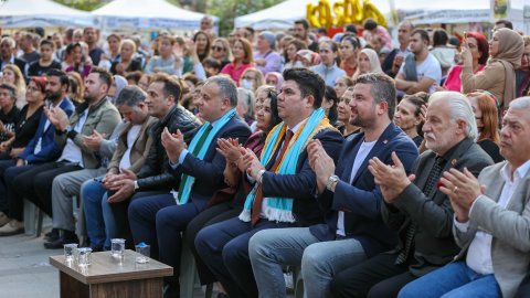 Buca Belediyesi’nin Uluslararası Balkan Festivali'nin açılışından kareler