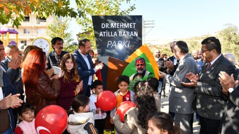 Çiğli Belediyesi'nin Dr. Mehmet Atilla Baran Parkı'nın açılışından kareler