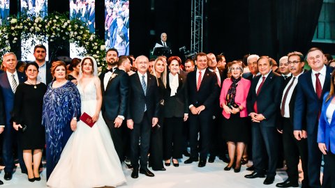 Kılıçdaroğlu ve Akşener, Zeydan Karalar'ın oğlunun düğününde nikah şahitliği yaptı