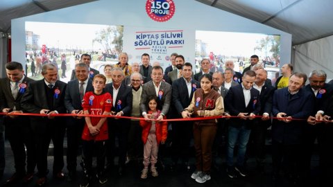 Ekrem İmamoğlu, Kiptaş Silivri Söğütlü Parkı'nın açılışını gerçekleştirdi