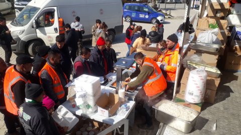 Büyükçekmece Belediyesi Hatay'da depremin yaralarını sarmaya devam ediyor