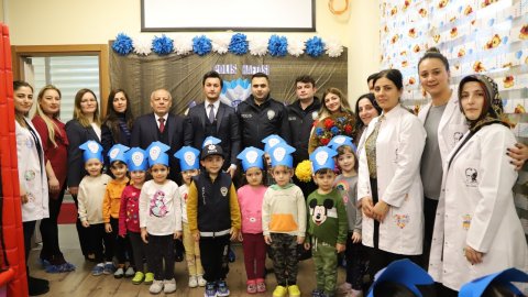 Kartal Belediyesi kreşlerinde Polis Haftası etkinliği