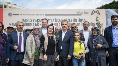 Mersin Büyükşehir Belediye Başkanı Vahap Seçer'den Tarsus'ta çiftçilere bir destek daha