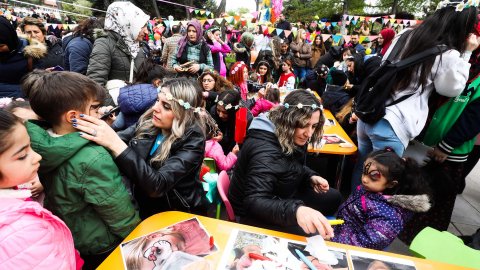 Yenimahalle Belediyesi'nden Bahar Yüzlü Çocuk Şenliği