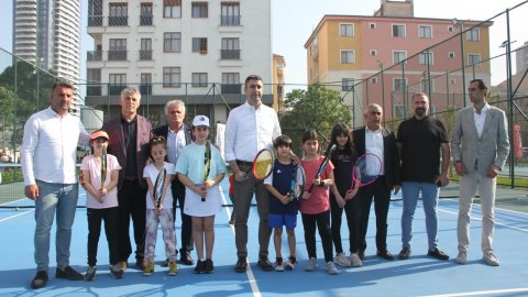 Kartal Belediyesi'nin Karlıktepe Spor Parkı açılışından kareler