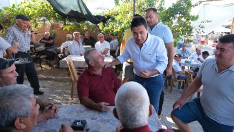 Bodrum Belediye Başkanı Ahmet Aras'tan Turgutreis ve Karaova'ya ziyaret