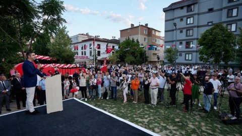 Kartal Belediyesi'nin Naim Süleymanoğlu Parkı'nın açılışından kareler