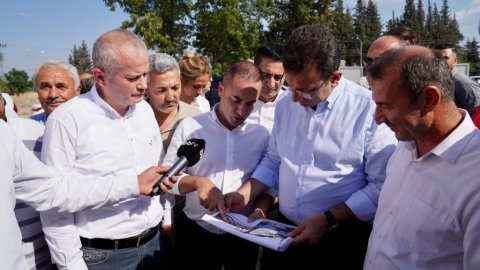 Ekrem İmamoğlu'ndan Kırıkhan Mesleki ve Teknik Anadolu Lisesi'ne ziyaretinden kareler