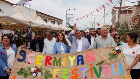 Çeşme Belediyesi'nin 9. Germiyan Festivali'ne yoğun ilgi