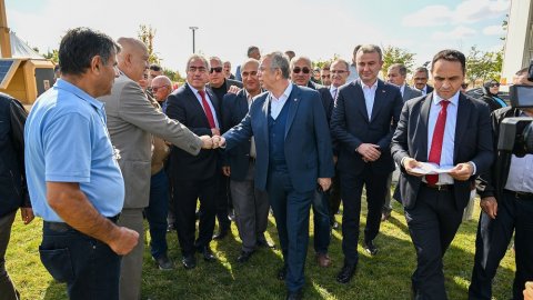 Mansur Yavaş'ın BAKAP'ta muhtarlarla buluşmasından kareler