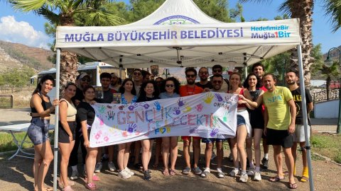 Muğla Büyükşehir Belediyesi gençleri 100. Yıl Kampı'nda buluşturdu