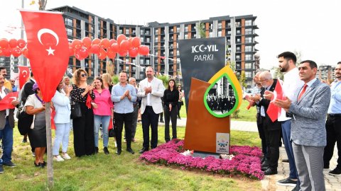 Çiğli Belediyesi'nden Cumhuriyetin 100. yılında 100. Yıl Parkı açılışı