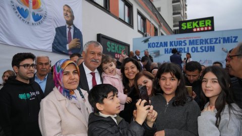 Zeydan Karalar, Kozan Kurs Merkezi’nin açılışını yaptı