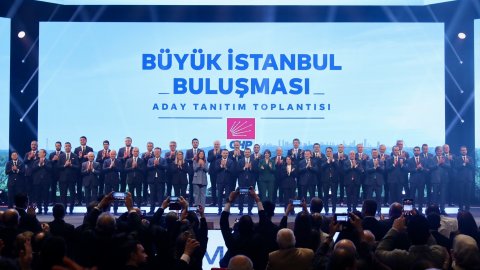 CHP İstanbul'da 39 ilçe belediye başkan adayı kamuoyuna tanıtıldı