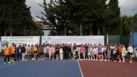 Büyükçekmece 6. Açık Tenis Turnuvası başladı