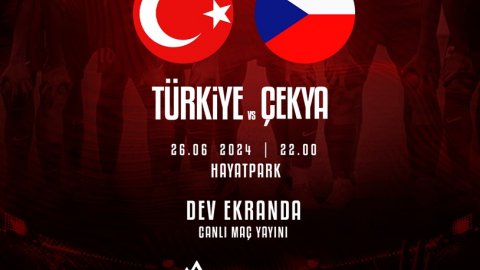 Konyaaltı Belediyesi Türkiye - Çekya maçının heyecanını HayatPark’ta yaşatacak