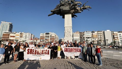 Konak Belediyesi'nden Srebrenitsa Katliamı anması