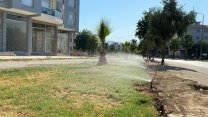Ödemiş Belediyesi parklarda zaman ayarlı tam otomatik sulama sistemine başlıyor