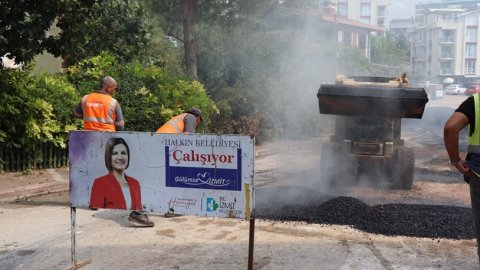 İzmit Belediyesi Orhan Mahallesi'nde asfalt çalışmalarına başladı