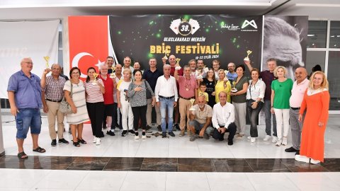 Uluslararası Mersin Briç Festivali ödül töreni ile son buldu