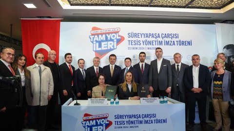 Maltepe Belediyesi Süreyyapaşa Çarşısı’nın tesis yönetimini İBB'ye ait Boğaziçi Yönetim AŞ’ye devretti