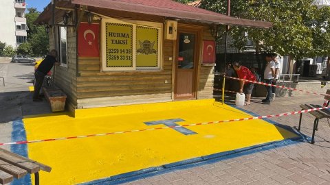 Konyaaltı Belediyesi'nden taksi durakları ve sokaklara yenileme çalışması 