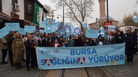 Bursa Büyükşehir Belediyesi'nden diyabete dikkat çekmek için farkındalık etkinliği 