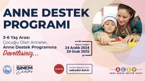 Üsküdar Belediyesi'nin Anne Destek Programı başlıyor