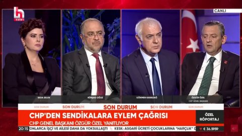 Özgür Özel Halk TV'de konuştu: Artık sokağa çıkmanın zamanı