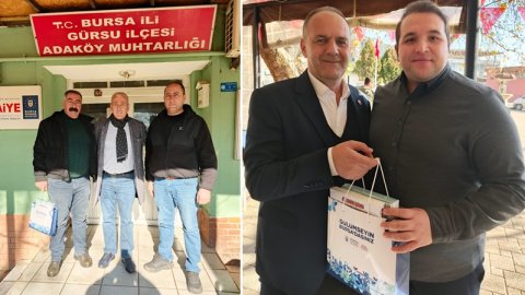 Bursa Büyükşehir Belediyesi’nden muhtarlara yeni yıl hediyesi