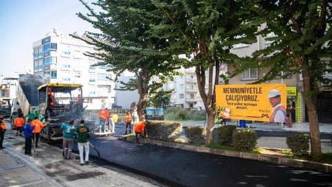 Mersin Büyükşehir Belediyesi'nden Toroslar'da asfalt çalışması