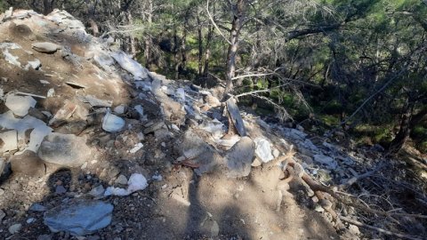 Bodrum Belediyesi'nden kaçak hafriyat dökümüne 70 bin TL ceza 