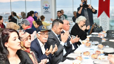 Çiğli Belediye Başkanı Onur Emrah Yıldız şehit ve gazi yakınlarıyla iftarda buluştu